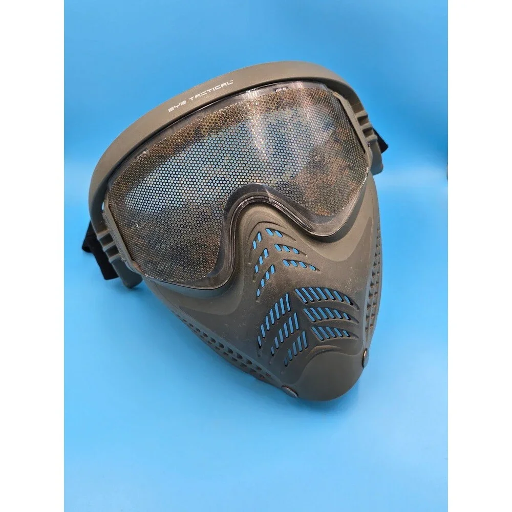 Stealth Warrior Full Face Paintball Camo Mask Eye Tactical